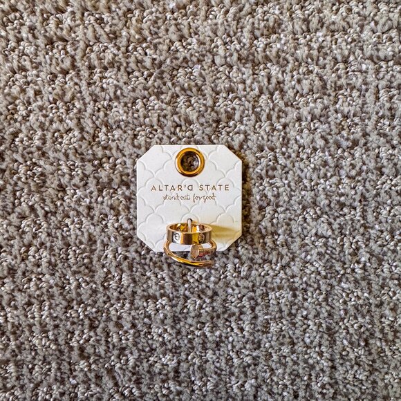 Altar'd State Wrapped Nail Ring Set - size 7 - Picture 2 of 3